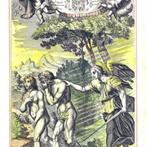 Adam and Eve sent out of Eden