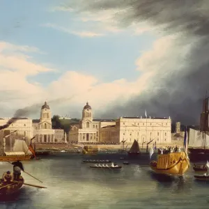 The Admirals Regatta, Greenwich, by Robert Havell The Admirals Regatta, Greenwich, by Robert Havell