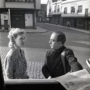 Adrian Brunel, film director, with Anne Firth, actress