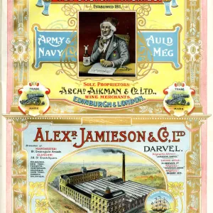 Adverts, Archibald Aikman & Co, Alexander Jamieson & Co