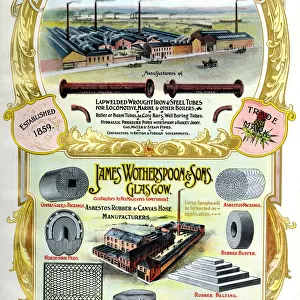 Adverts, John Marshall & Sons, James Wotherspoon & Sons
