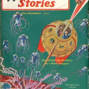 Adventure of Eros, Wonder Stories Scifi Magazine Cover