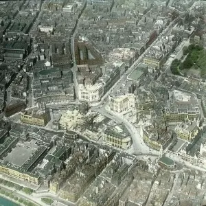 Aldwych Aerial View Print Aldwych Aerial View Print