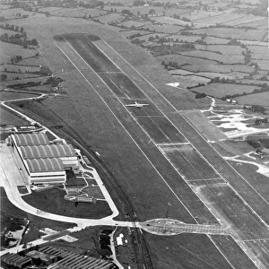Aerial view of the Bristol Filton site in 1949