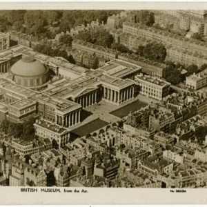 Aerial View of the British Museum, London