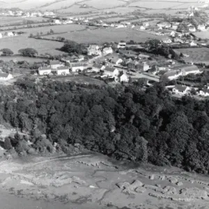 Aerial view of Hook, Pembrokeshire, South Wales