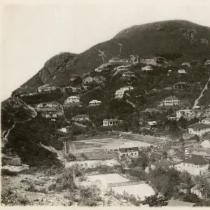 Aerial view of Kuling, Lushan, China