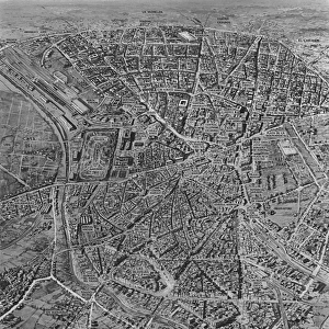 Aerial View of Madrid, 1936