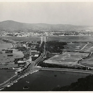 Aerial view of North Front, Gibraltar