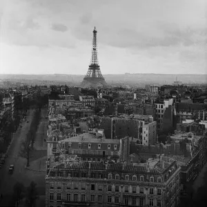 Aerial view of Paris