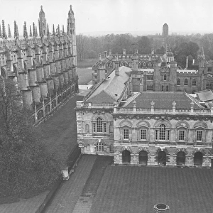 Aerial view, Trinity College, Cambridge University