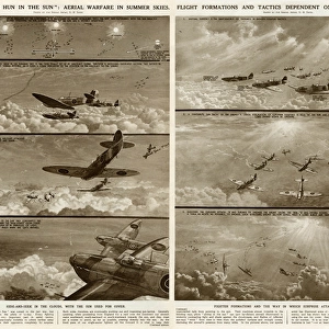 Aerial warfare in summer skies by G. H. Davis