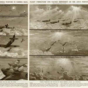 Aerial warfare in summer skies by G. H. Davis