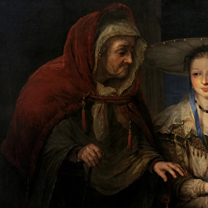 Aert de Gelder (1645-1727). Vertumnus and Pomona. Oil on can