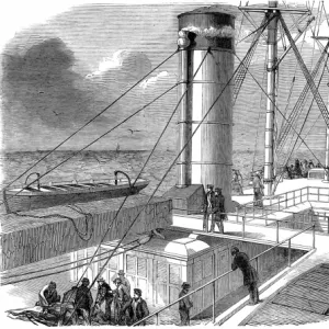 After-Deck of the RMS Asia, 1850