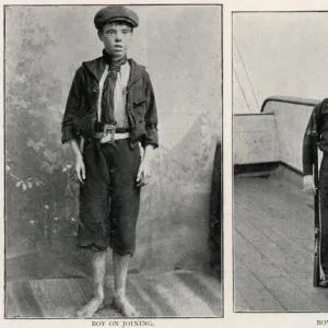 Before and After, Training Ship Wellesley, North Shields