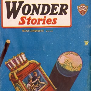 Air Wonder Stories scifi magazine cover, The Eternal Cycle
