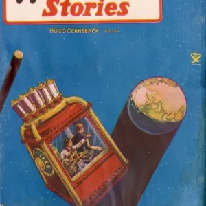 Air Wonder Stories scifi magazine cover, The Eternal Cycle Air Wonder Stories scifi magazine cover, The Eternal Cycle