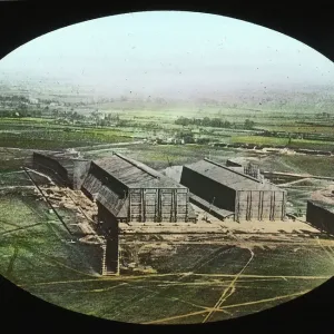 RNAS Pulham Airship Hangars Print RNAS Pulham Airship Hangars Print