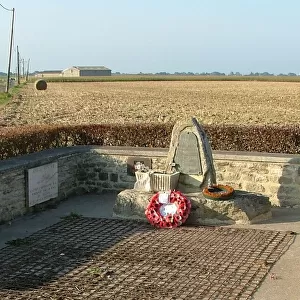 Airstrip B3 Memorial area, Ste Croix sur Mer, Normandy