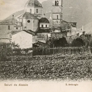 Alassio, Italy - Church of St. Ambrose