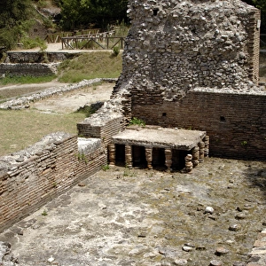 Albania. Butrint. House with Roman baths. 2nd century A. C