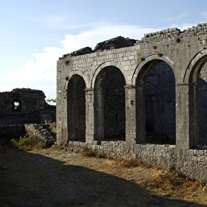 Albania. Shkodra. St. Stephen church ruins