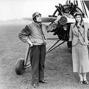 Albert and Gladys Batchelor in front of his Cierva C30A