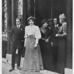 Alfonso XIII and Princess Ena Engagement Print Alfonso XIII and Princess Ena Engagement Print