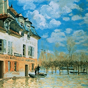 Alfred Sisley (1839-1899). Impressionist painter. The Boat