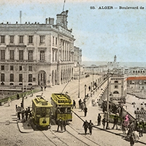 Algeria - Algiers, Boulevard de France et L Amiraute