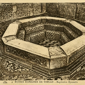 Algeria - Timgad - Byzantine Baptism Pool