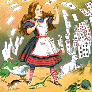 Alice in Wonderland, Alice and the pack of cards