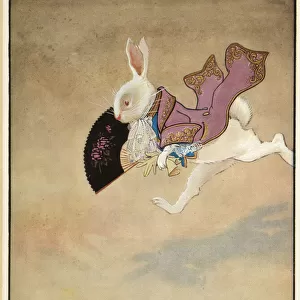 Alice in Wonderland - White Rabbit splendidly dressed