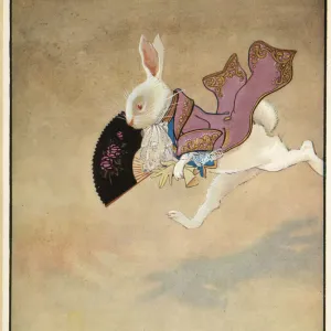 Alice in Wonderland - White Rabbit splendidly dressed