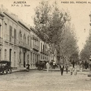 Almeria, Spain - Paseo del Principe Alfonso