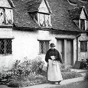 Alms houses at Thaxted, early 1900s