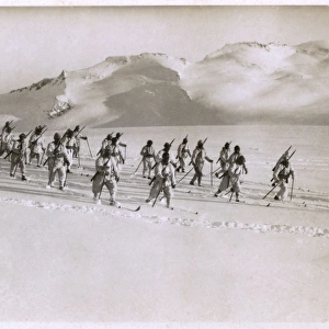 Alpini ski troops, Italian Alps, WW1