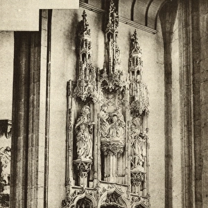 Altarpiece in Church of St Waudru, Mons, Belgium