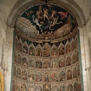 Altarpiece. Old Cathedral. Salamanca. Spain