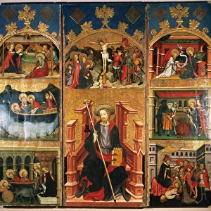 Altarpiece of Saint James of the parish of Vallespinosa by J
