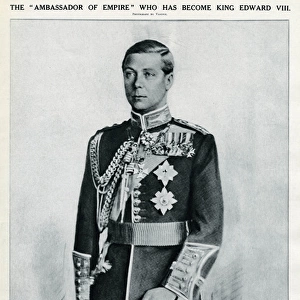 Ambassador of Empire who has become King Edward VIII