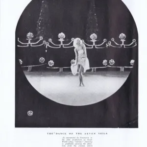 The American actress Nazimova in a scene from the movie Salo