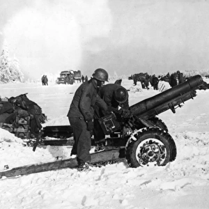 American artillery, 1944