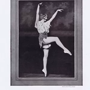 The American dancer Helen Brown premier dancer