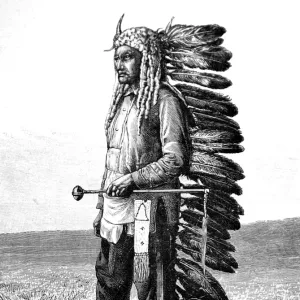 American Indians. Sitting Bull, Chief of the Sioux