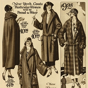 American ladies coat fashion