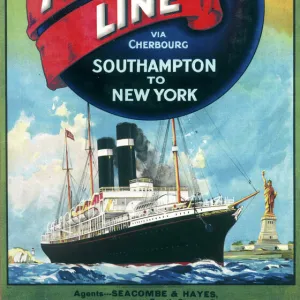 American Line Poster