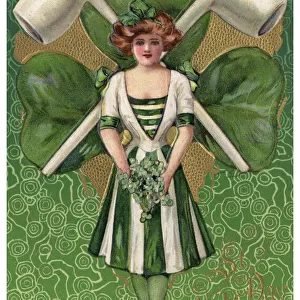 American St Patricks Day Card