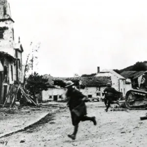 American troops in Exermont, France, WW1